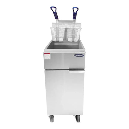 Atosa ATFS-40-LP 40 lb, CookRite Fryer Liquid Propane Gas Floor Model - ATFS-40-LP