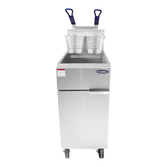 Atosa ATFS-40-LP 40 lb, CookRite Fryer Liquid Propane Gas Floor Model - ATFS-40-LP