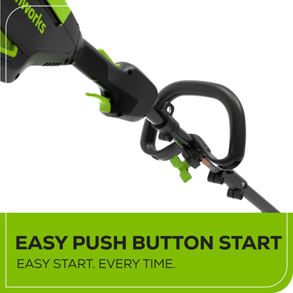 Greenworks 60V Cordless Battery 3PC Handheld Combo Kit w/ String Trimmer, Blower & Hedge Trimmer, (1) 2.5 Ah Battery and Charger - 1369102