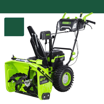 Greenworks 60V 24" Cordless Battery Two-Stage Snow Blower (Tool Only) - 2608902T