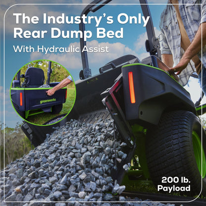 Greenworks 60V 60” MaximusZ Zero Turn w/ (2) 20.0 Ah, (4) 8.0 Ah Batteries & 1.5KW Charger - 7424202