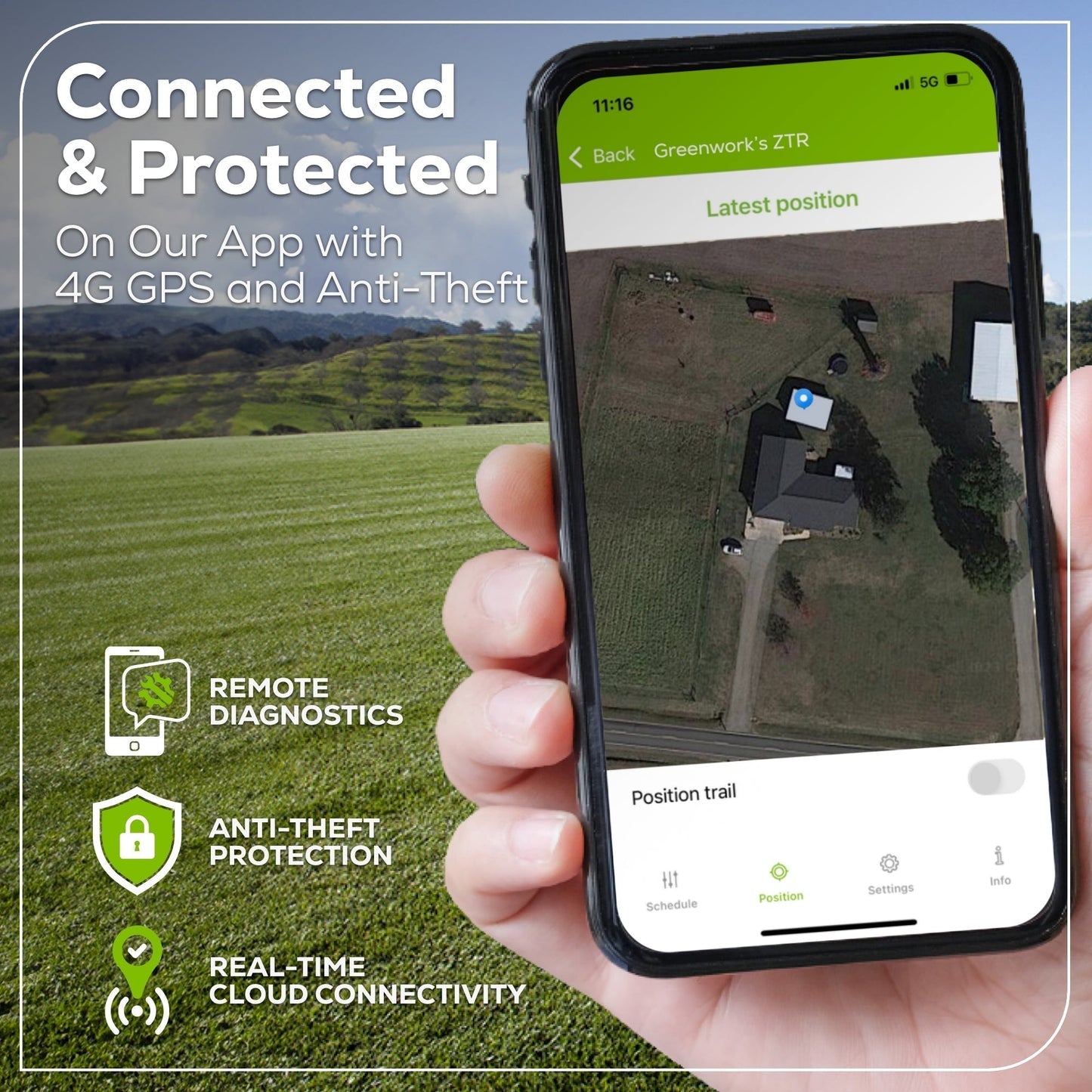 Greenworks 60V 42” Electric CrossoverZ Zero Turn Mower with (4) 8 Ah Batteries and (2) Dual Port Turbo Chargers - 7420502