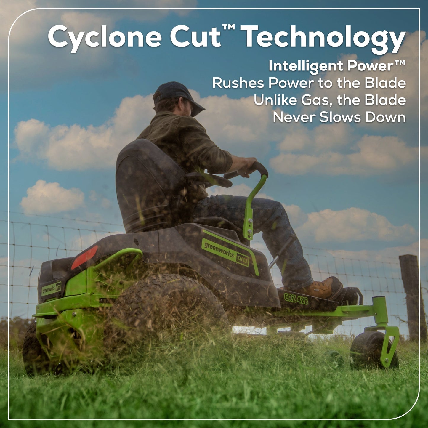 Greenworks 60V 42” Electric CrossoverZ Zero Turn Mower with (6) 8 Ah Batteries and (3) Dual Port Turbo Chargers - 7409302