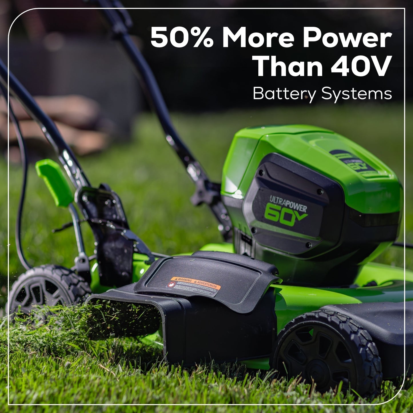 Greenworks 60V 19" Cordless Battery Push Lawn Mower w/ 5.0Ah Battery & Charger - 2531802