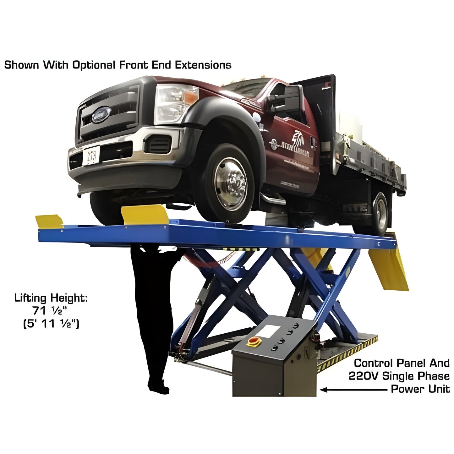 Atlas PX16A Scissor Alignment Lift and RJ8 Rolling Jack Combo - ATEATPK-PX16ACF-COMBO-FPD