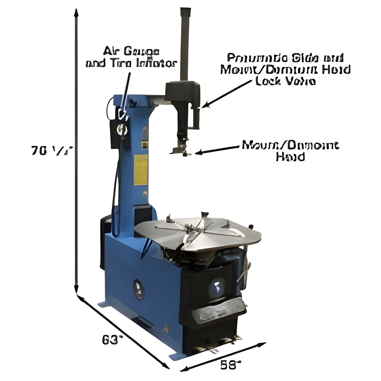 Atlas TC755 Tire Changer + WB49-2 Wheel Balancer Combo Package - ATETCWB-COMBO3-FPD
