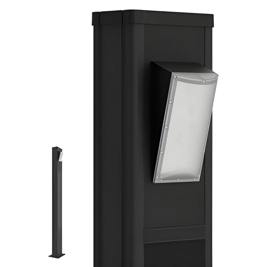 AVS Energy Solar Urban Light 40 Watt 6000 Lumens 5000K Black Housing Pathway Lighting Landscape Light Solar Resistant Bollard - Light  - AVS-TOTEM-40W