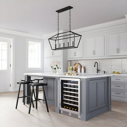 Avallon 24 Inch Wide 53 Bottle Capacity Single Zone Wine Cooler with Right Swing Door - AWC242SZRH