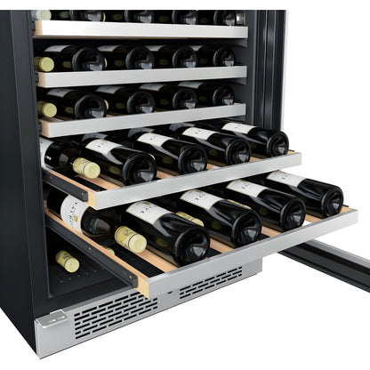 Avallon 24 Inch Wide 53 Bottle Capacity Single Zone Wine Cooler with Right Swing Door - AWC242SZRH