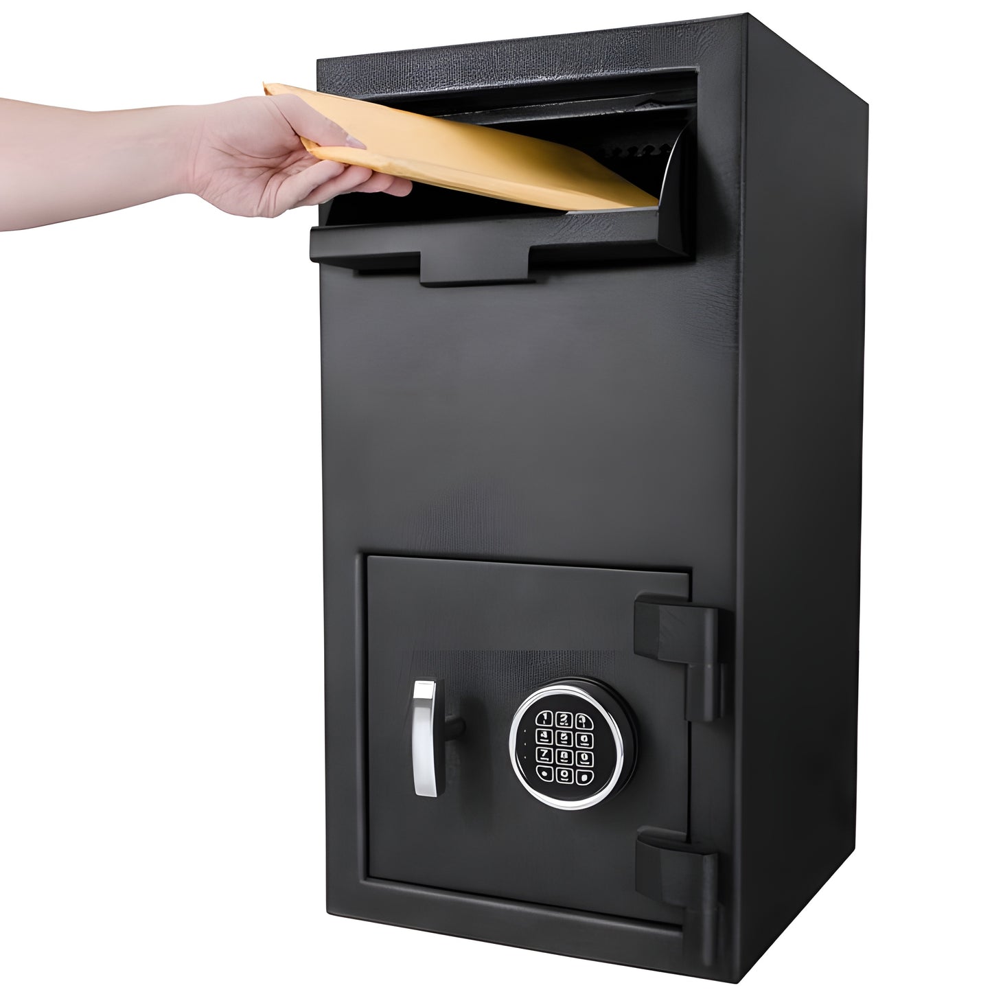 Barska DX Keypad Style One Compartment Depository Safes | Keypad-F Style, Heavy-Walled Steel Construction