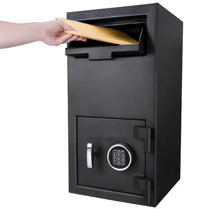 Barska DX Keypad Style One Compartment Depository Safes | Keypad-F Style, Heavy-Walled Steel Construction