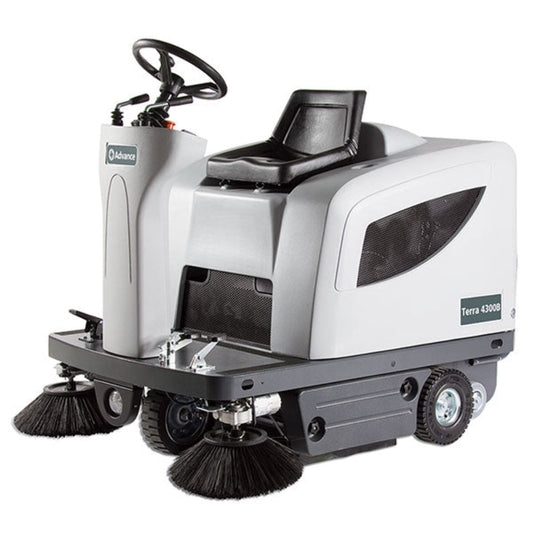 Advance Terra 4300B, Floor Sweeper, 46", Battery, Ride On, 18 Gallon Hopper - 56100785