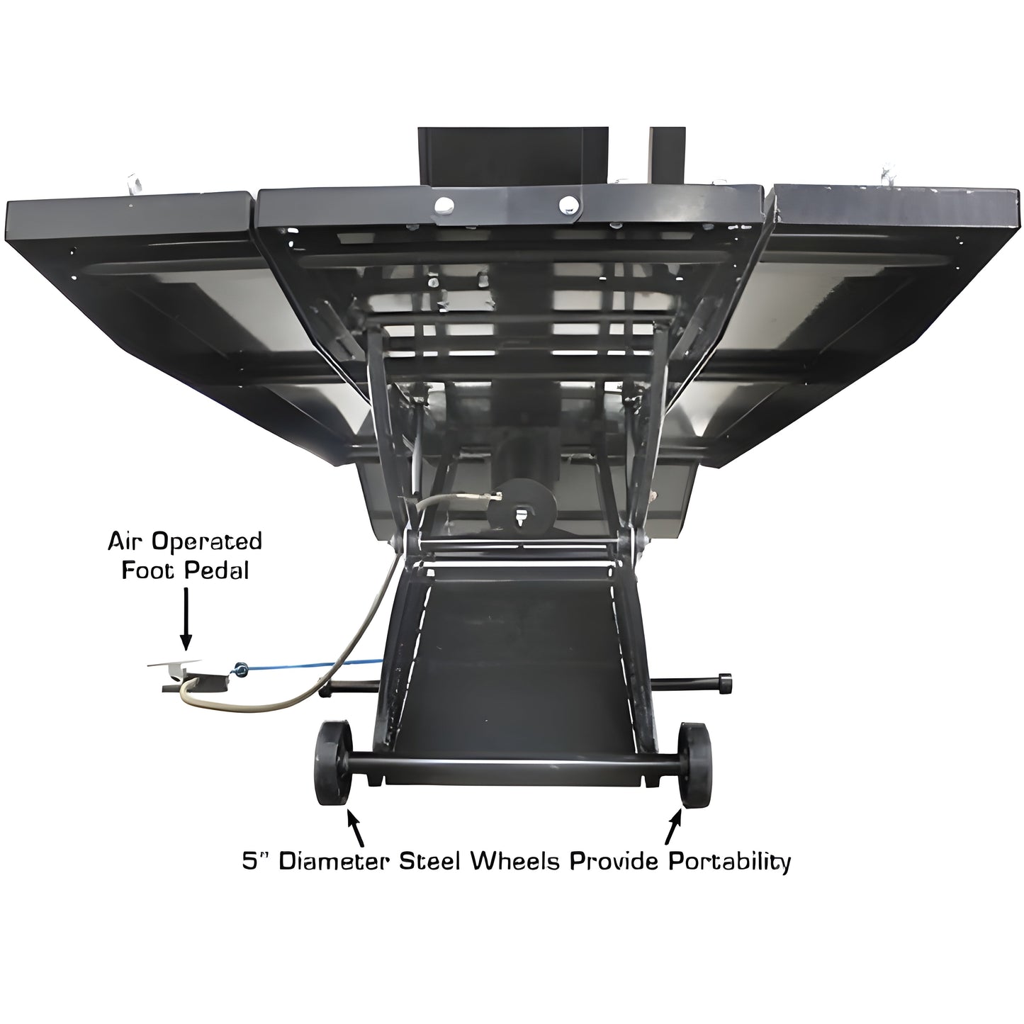 Atlas 1,000 lb. Air-Operated Motorcycle & ATV Lift - ATEHT-ACL-XLT-FPD