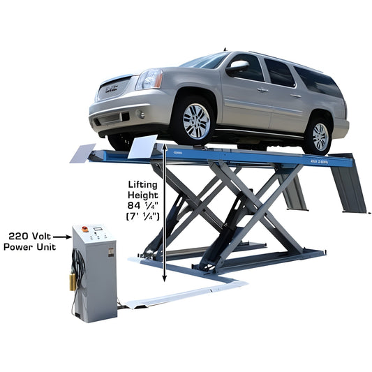 Atlas 12ASL 12,000 lb Scissor Alignment Lift - ATEATTD-12ASL-N-FPD
