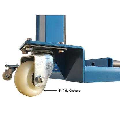 Atlas 180 LB. Capacity Offset Pneumatic Portable Wheel Lift - ATEATTC-AEZWL-2-FPD