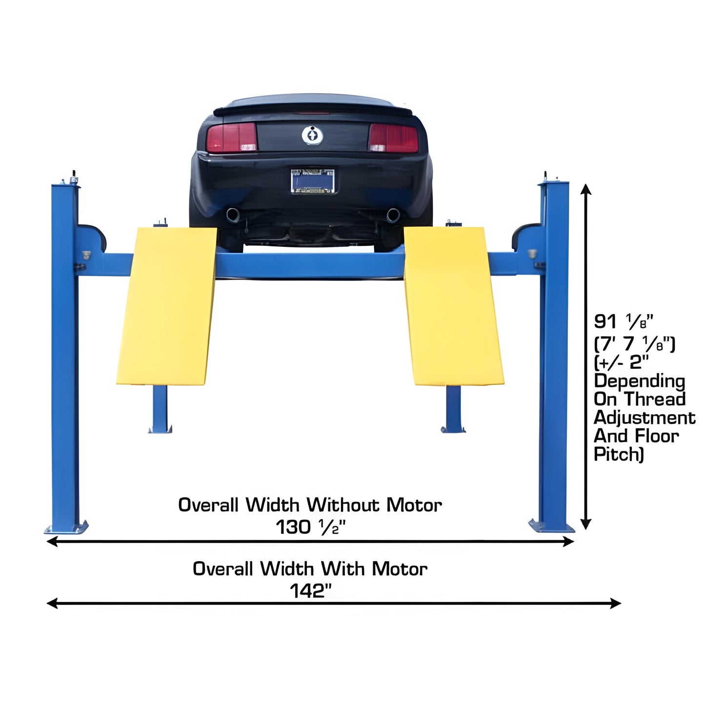 Atlas 414A 14,000 lb 4-Post Alignment Lift - ATEATTD-414A-FPD