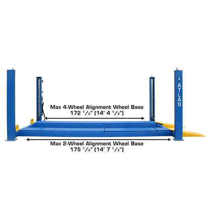 Atlas 414A 14,000 lb 4-Post Alignment Lift - ATEATTD-414A-FPD