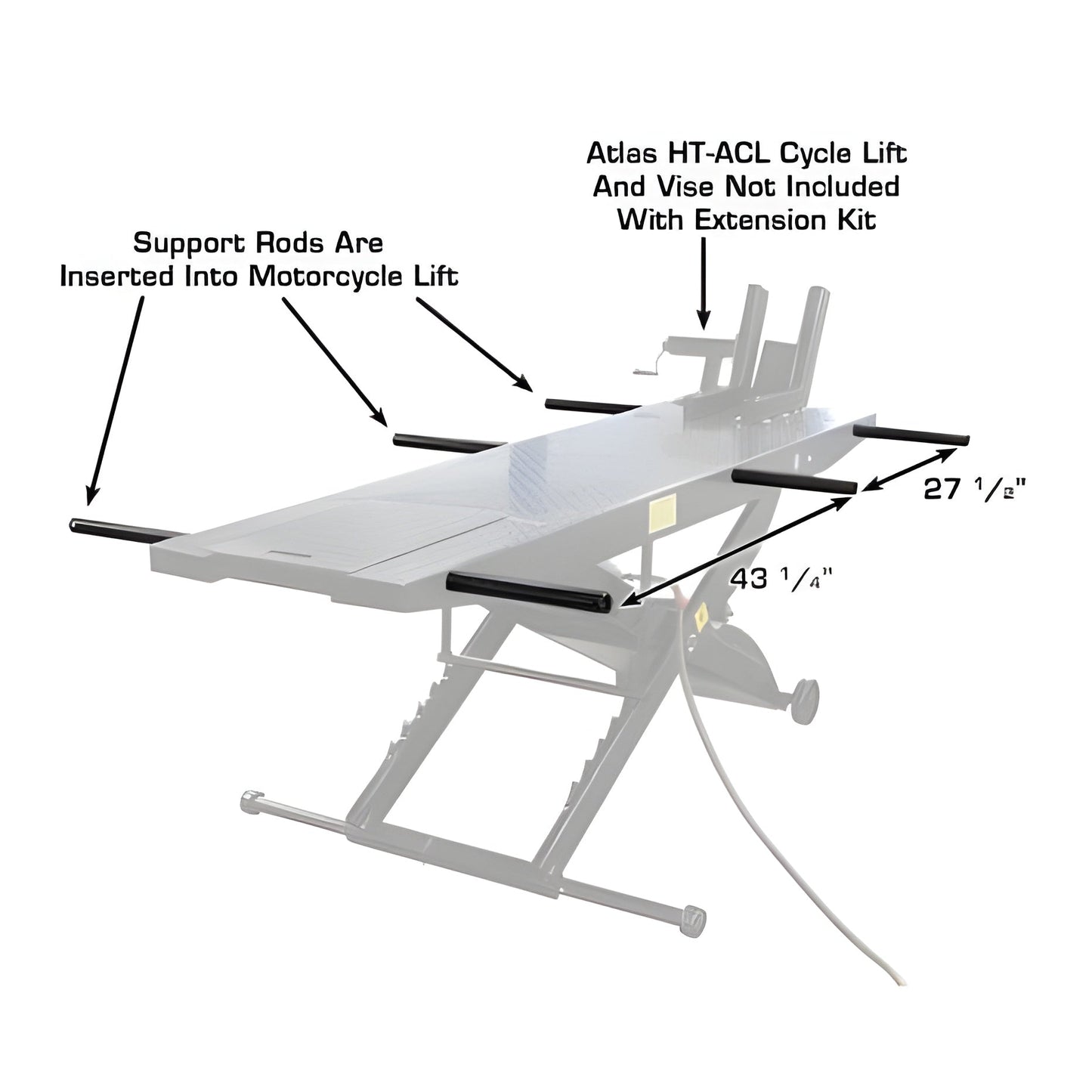 Atlas ACL Cycle Lift Side Extension Kit - ATEHT-ACL-EXT-FPD