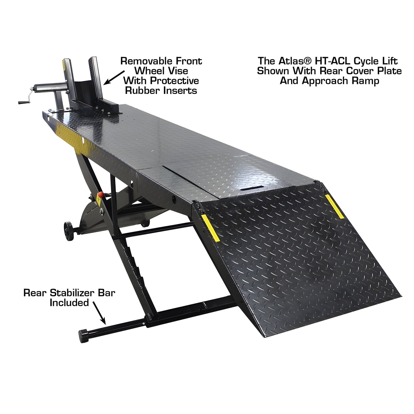 Atlas ACL Motorcycle Lift w/ Roller Plate - ATEHT-ACL-FPD