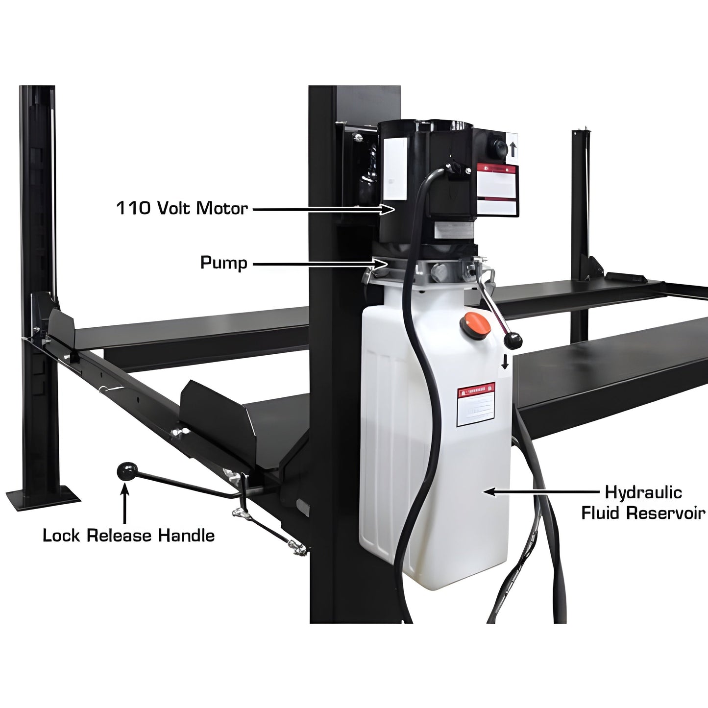 Atlas Apex 8 ALI  8,000 lb 4-Post Lift - ATEATTD-APEX8-FPD