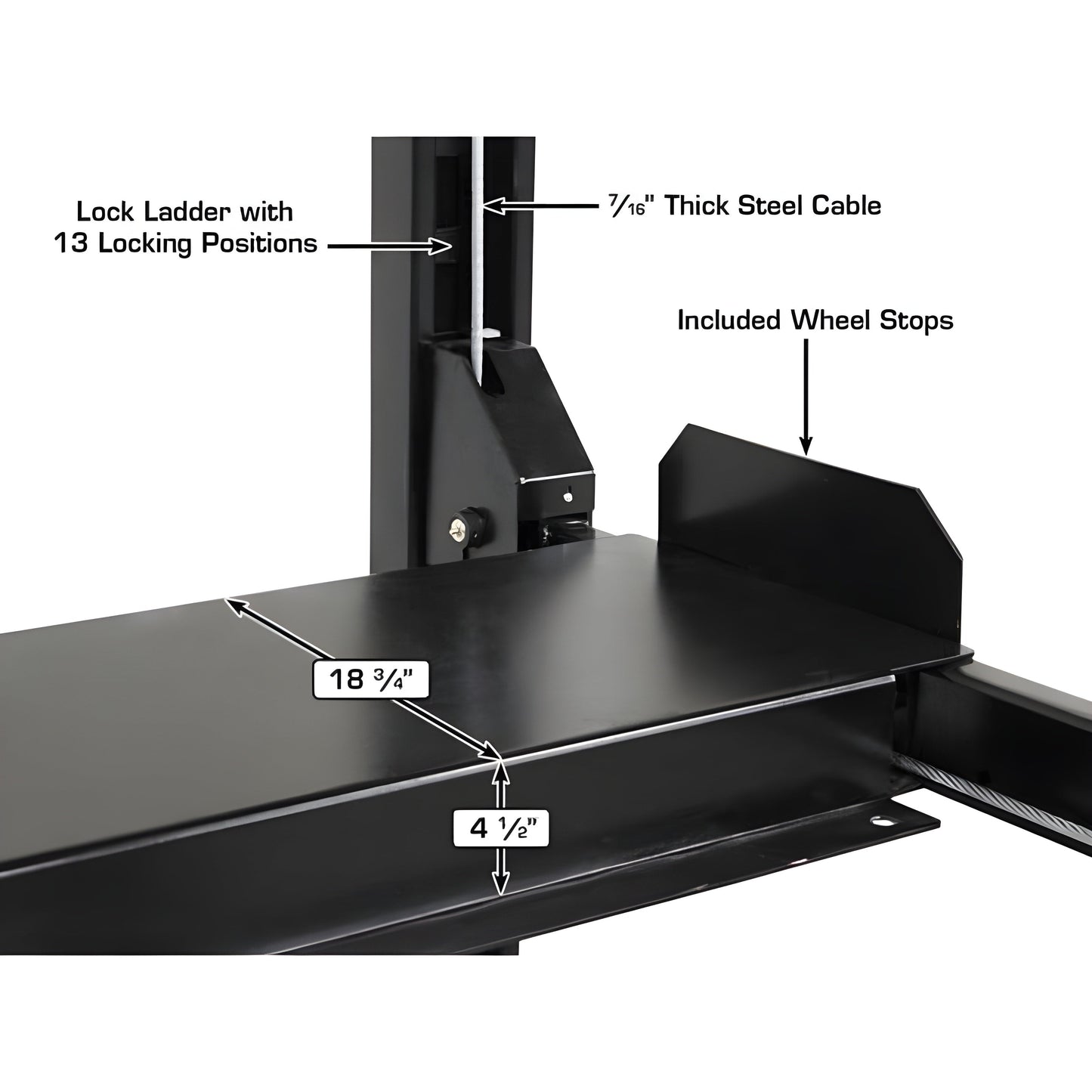 Atlas Apex 8 ALI  8,000 lb 4-Post Lift - ATEATTD-APEX8-FPD