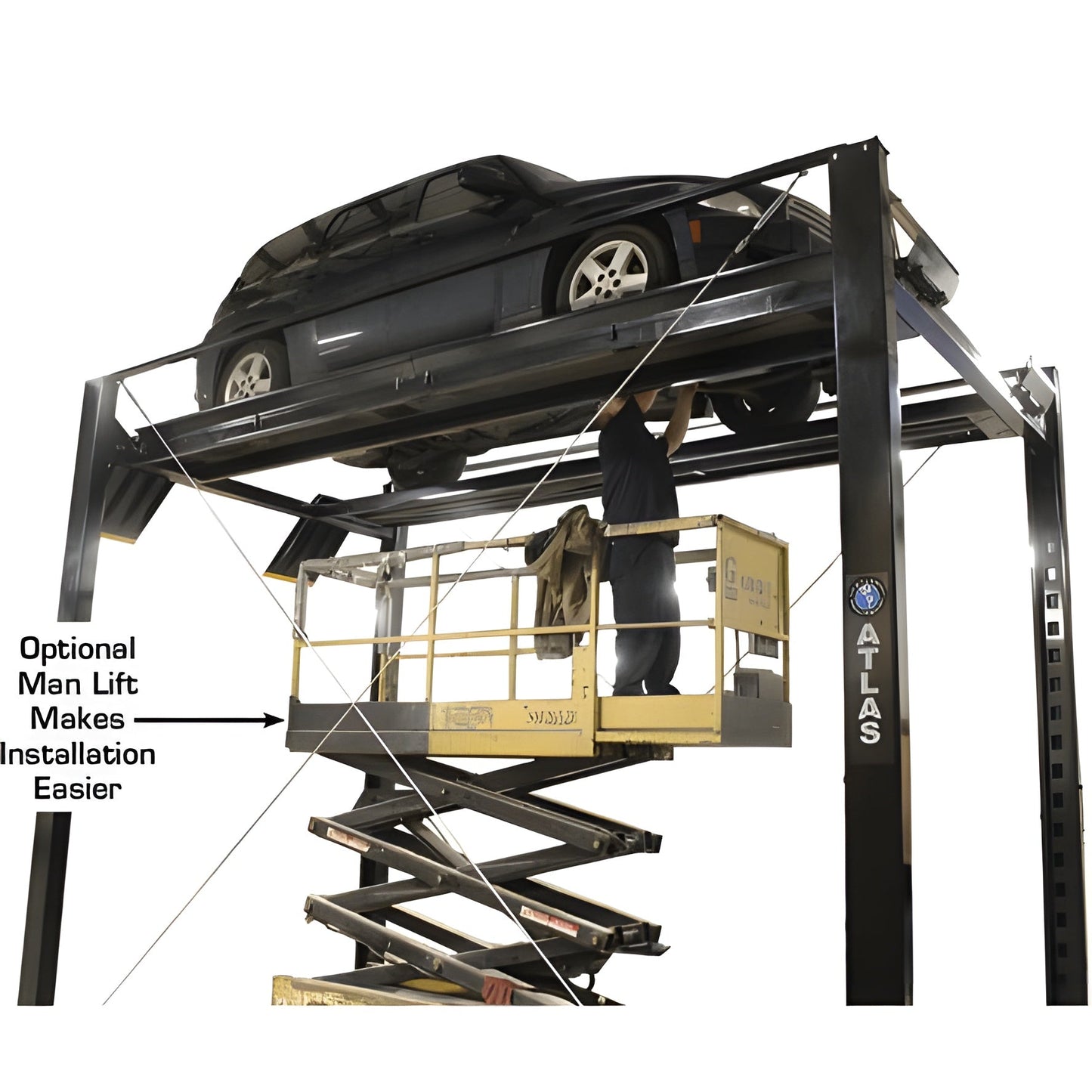 Atlas Garage PRO7000ST 7,000 lb Super Tall 4-Post Lift - ATEXH-PRO7000ST-FPD