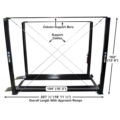 Atlas Garage PRO7000ST 7,000 lb Super Tall 4-Post Lift - ATEXH-PRO7000ST-FPD