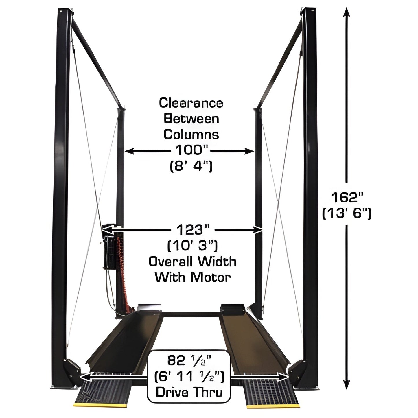 Atlas Garage PRO7000ST 7,000 lb Super Tall 4-Post Lift - ATEXH-PRO7000ST-FPD