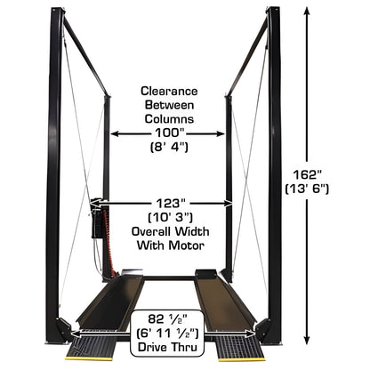 Atlas Garage PRO7000ST 7,000 lb Super Tall 4-Post Lift - ATEXH-PRO7000ST-FPD
