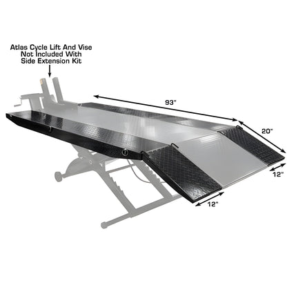 Atlas Cyclelift XLT Side Extension Kit - ATEHT-CYCLFTEXT-FPD