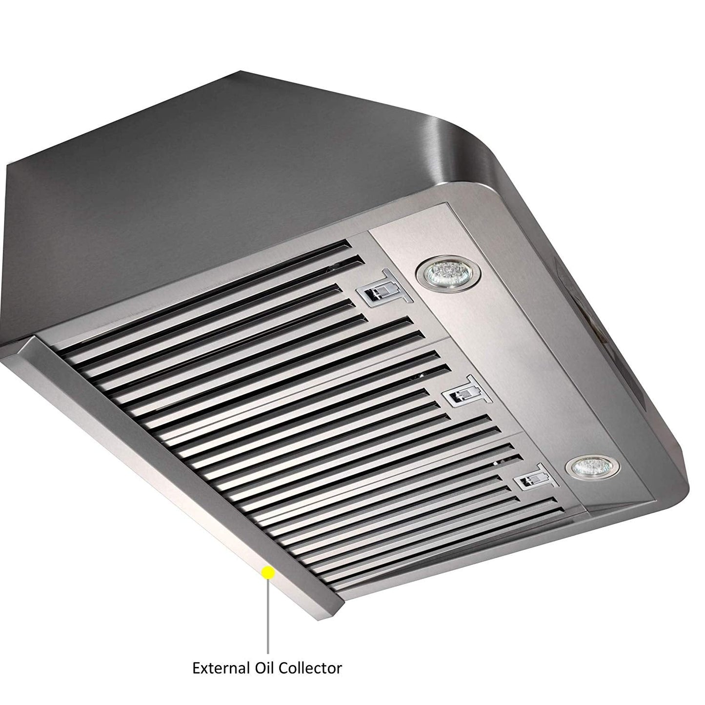 Combo Awoco 36” Freestanding 6 Burners Range with 36'' RH-S10-36E Under Cabinet Range Hood - JK36A1-T-NG+RH-S10-36E