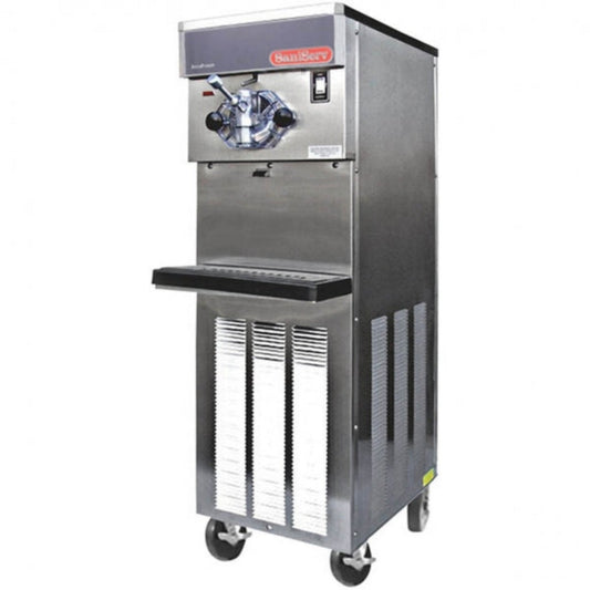 SaniServ 414 | 17" Wide 20 Qt. Single Hopper Floor Model Soft Serve Ice Cream Machine -SAN-414A