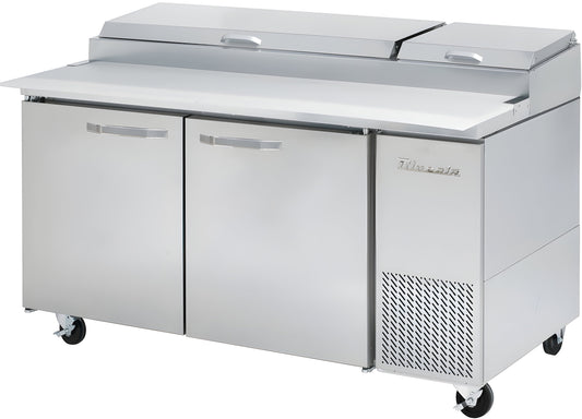 Blue Air   7" Wide 2 Door Pizza Prep Table - BAPP67-HC