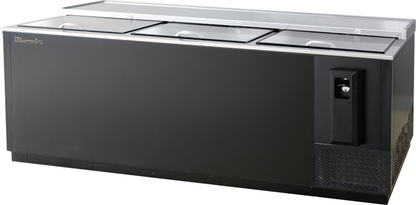 Blue Air BBC-80B-HC | 81" Wide Horizontal Slide Top Bottle Cooler - BBC-80B-HC
