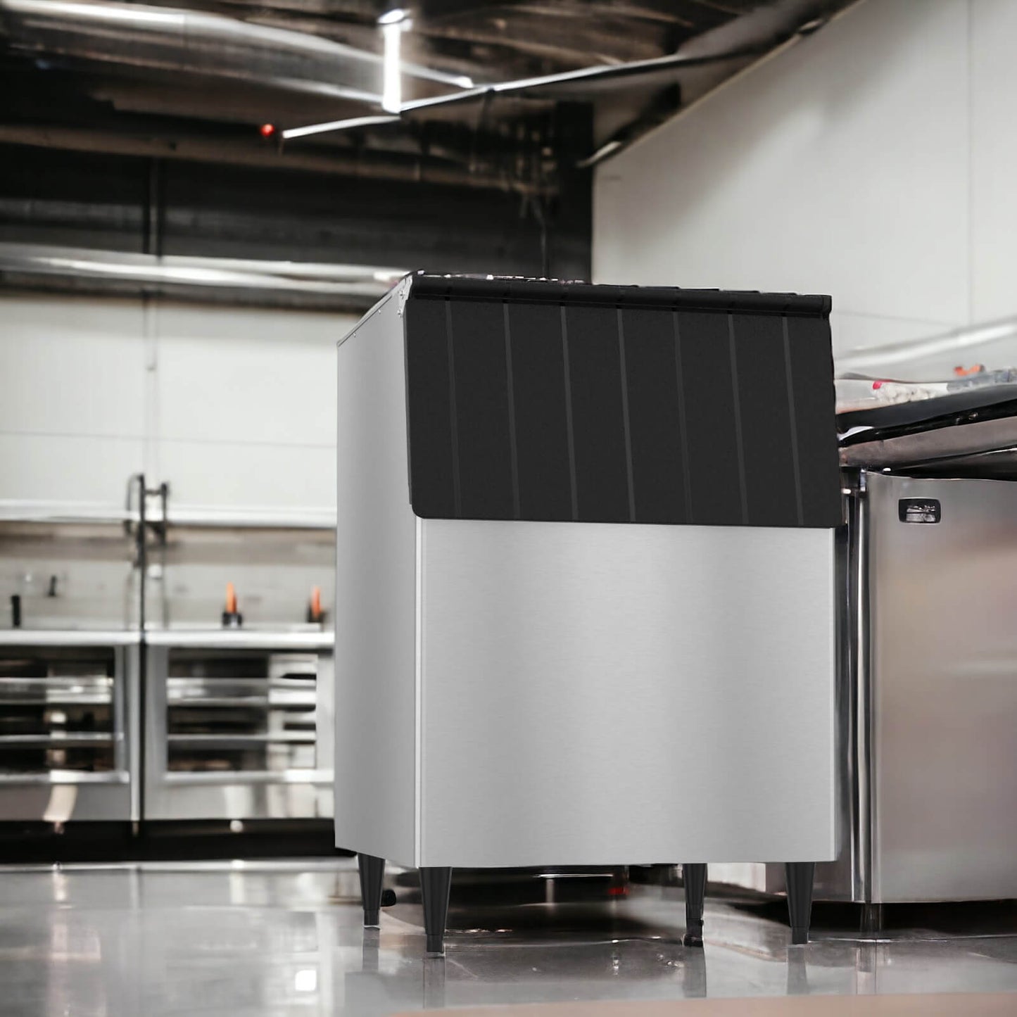 Hoshizaki 30" Wide 500 lbs Capacity Stainless Steel Ice Storage Bin - BD-500SF