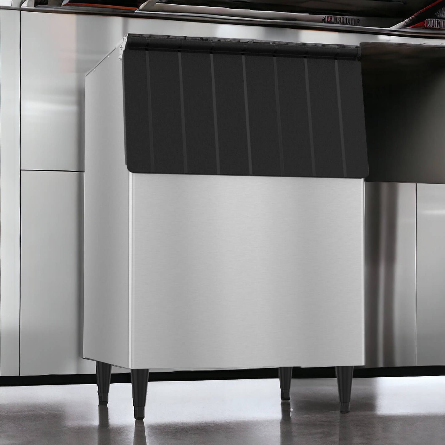 Hoshizaki 30" Wide 500 lbs Capacity Stainless Steel Ice Storage Bin - BD-500SF