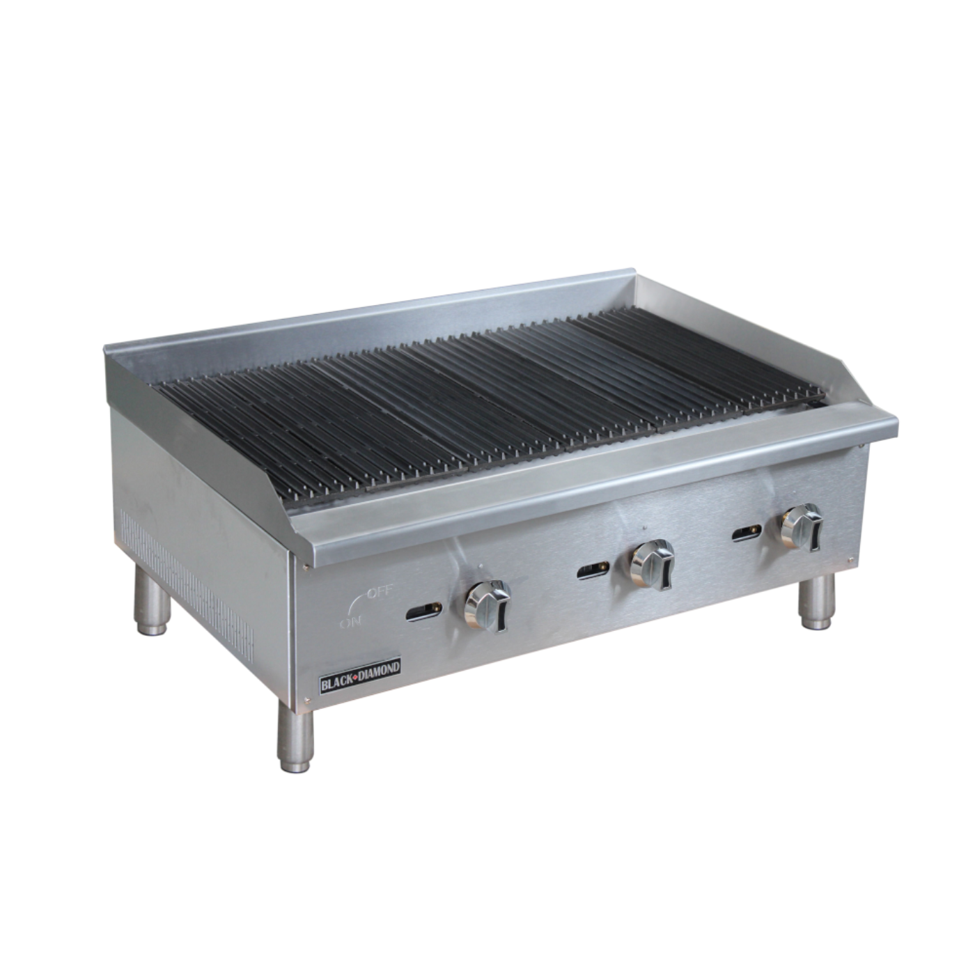 Adcraft BDECTC-36/NG Black Diamond Standard Series Gas Charbroiler 36"W - ACBDECTC36NG