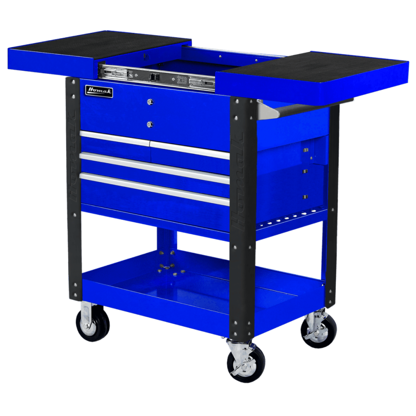Homak  35" Pro Series 4 Drawer Slide Top Service Cart - BK06043500