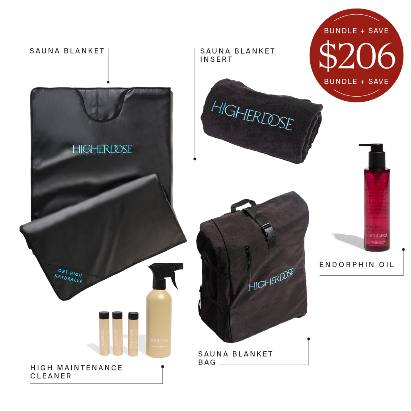 HigherDOSE Sauna Blanket Starter Kit - BLANKETSTARTERKIT-J