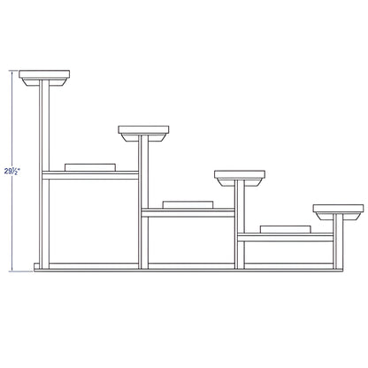 Bleacher 4 Row 27' All Aluminum Standard - HP569-1222-27