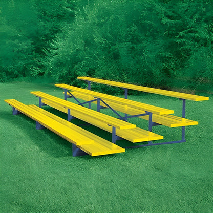Bleacher 4 Row 21' All Aluminum Preferred Bleacher - BLDP-421AL