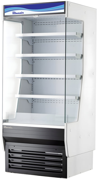 Blue Air  48" Wide Steel Open Display Case - BOD-48G