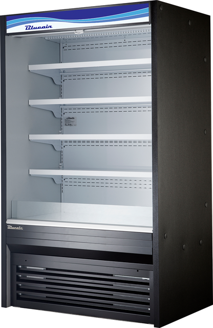 Blue Air BOD-72S | 72" Wide Steel Open Display Case - BOD-72S