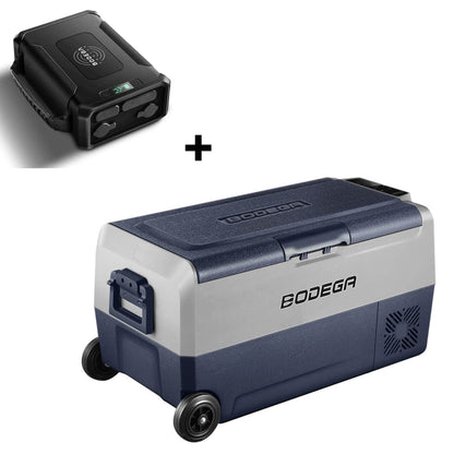 BODEGAcooler 38qt/36L T36 Dual Zone 12V Portable Car Fridge - T36+T36 Cover