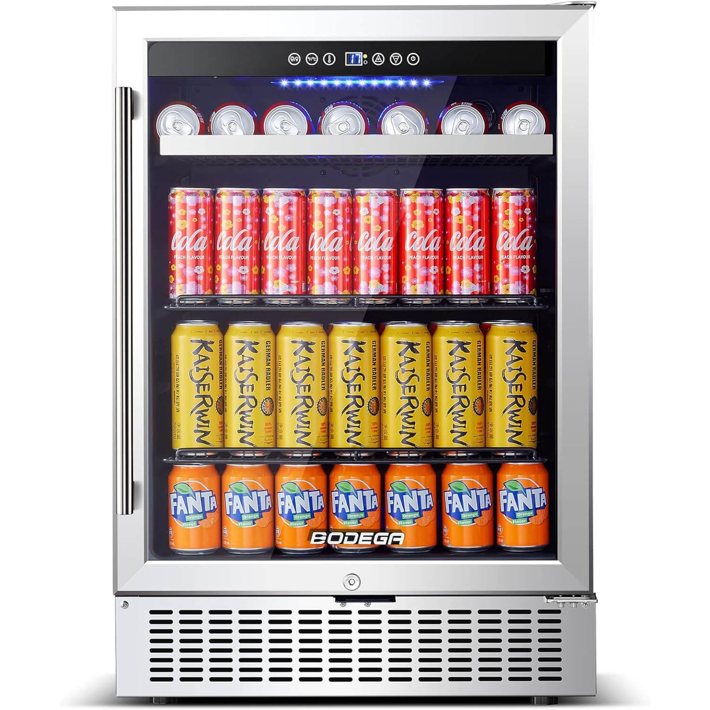 BODEGA Beverage Refrigerator 24 Inch 180 Cans Beer Fridge - YC-150C