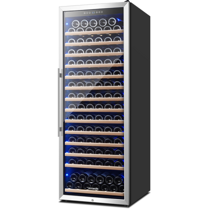 BODEGAcooler 24" Free Standing 154 Bottles Wine Cooler Single Zone - 408A