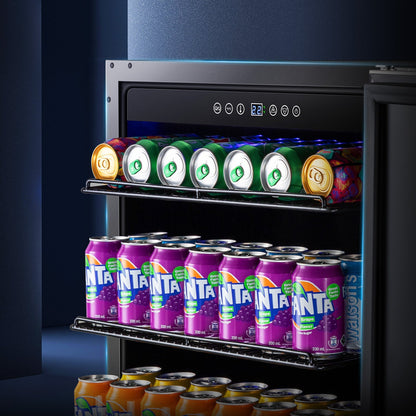 BODEGAcooler 24"  Beverage Fridge in Stainless Steel 180 Can Outdoor Fridge - YC-150A-US