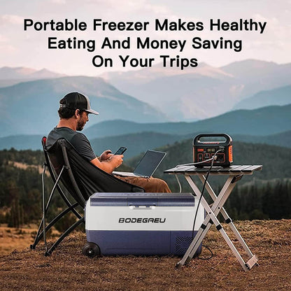 BODEGAEU  12V Portable Car Fridge 38qt/36L Dual Zone T36 - CE-T36-WIFI