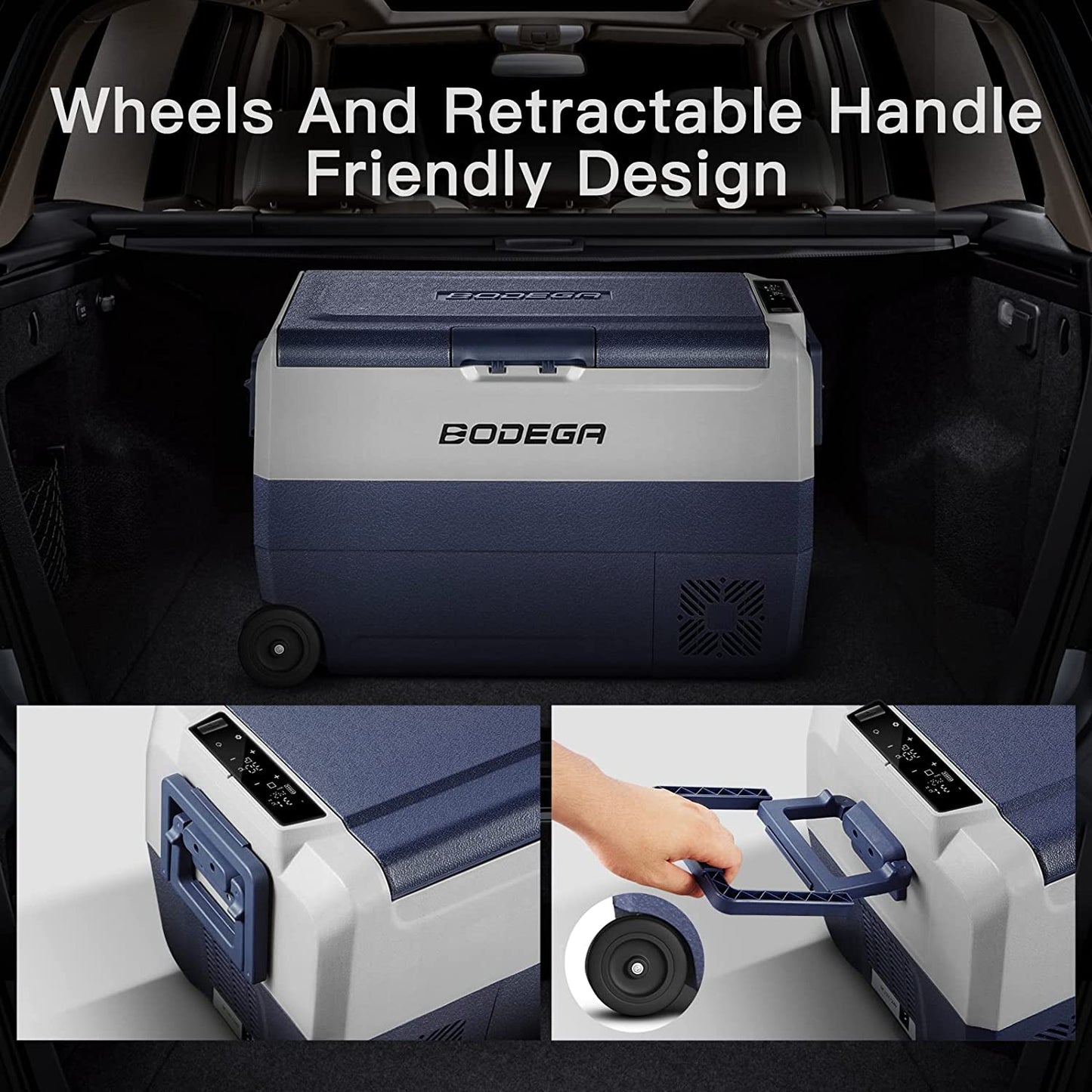 BODEGA cooler Portable Freezer 53qt/50L with Flexible Dual Zone - T50