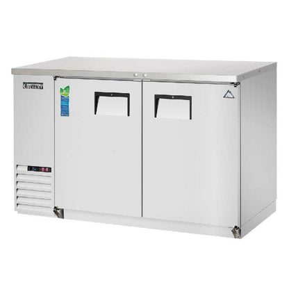 Everest Commercial 49" Back Bar Cooler Two Section 14 cu. ft. - EBB48-SS